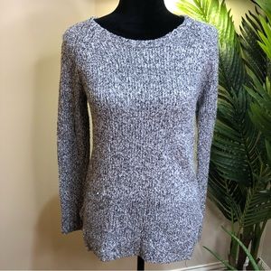 Ann Taylor Wool Blend Knit Long Sleeve Sweater Small